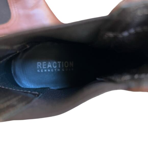 Kenneth Cole Reaction Brown Leather Salt Chelsea Ankle Boots Size 7 - Picture 8 of 11